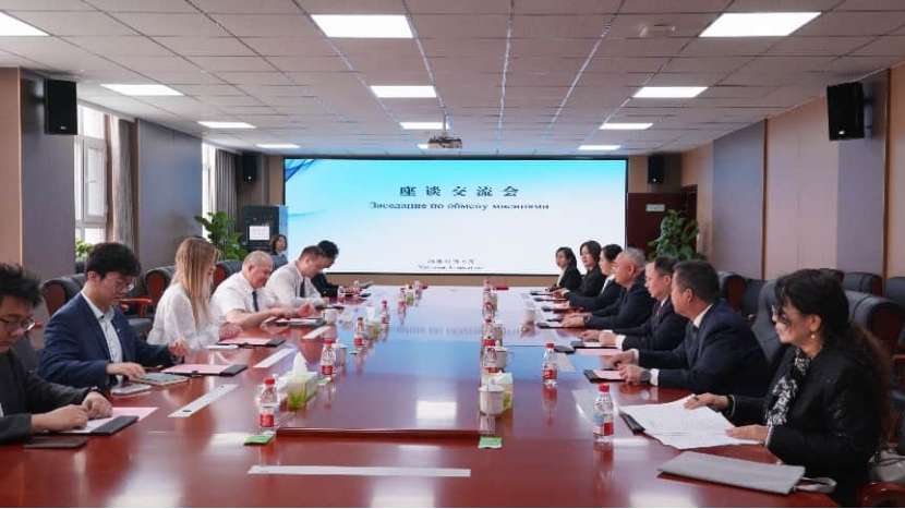 深化国际教育交流 共促双向合作发展 ——白俄罗斯共和国教育部国际交流中心代表团来我校开