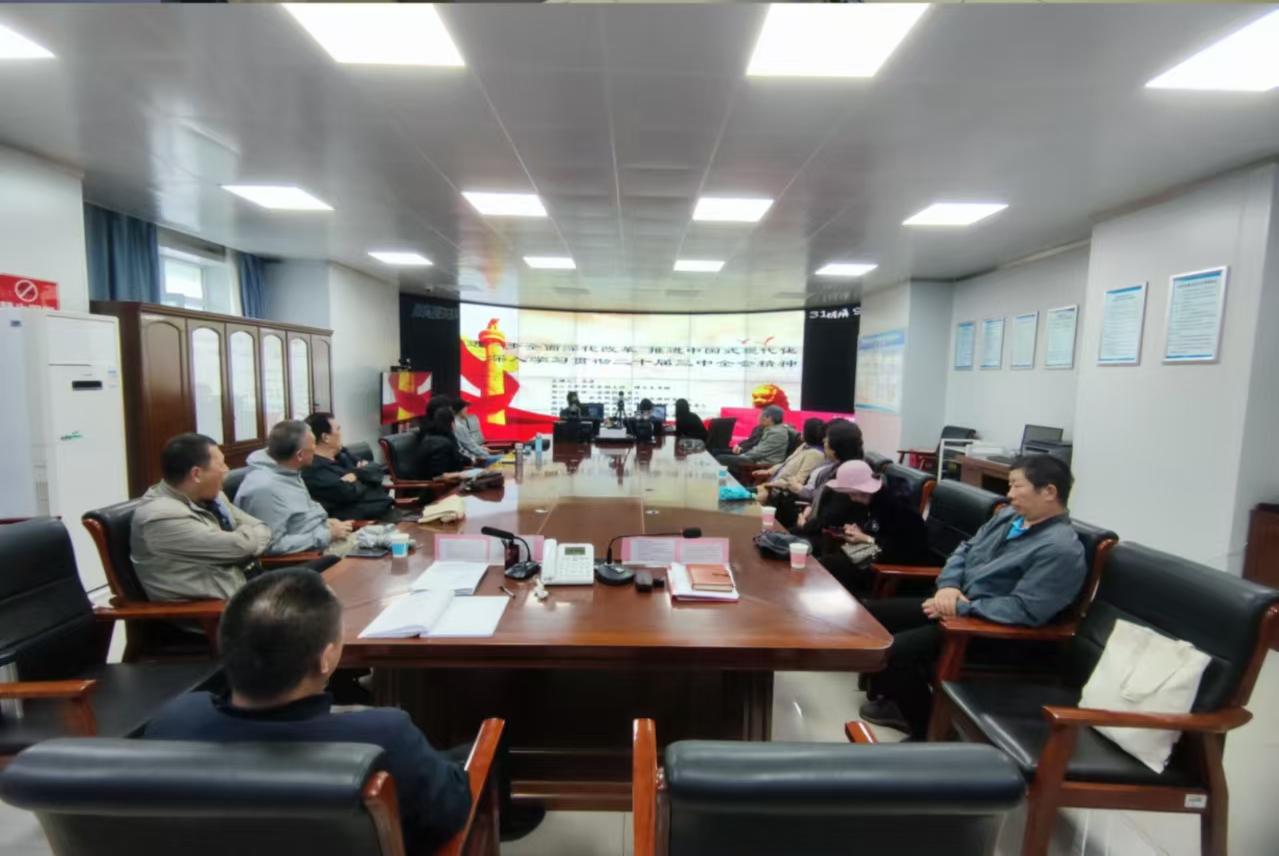 我校组织离退休党支部参加 “党的二十届三中全会精神教育培训”活动
